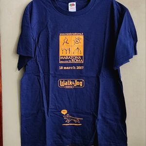 Rome Marathon 2007 T Shirt Size L